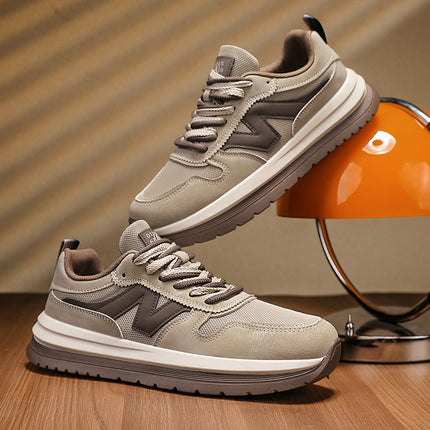 sneaker Men's 2025 New Mesh Breathable Casual Shoes Trendy All-match Forrest Gump Shoes N-word Campus Style Jogging Shoes
