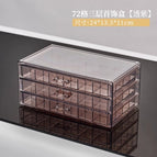 3 layers, 72 compartments, brown model / Bubble bag packaging