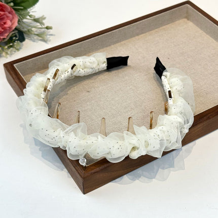 High Crown Toothed Headband for Women, 2024 New Versatile Elegant Simple Korean Hairpin Headband Accessory