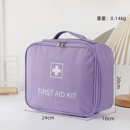 Youth Style First Aid Kit Large Capacity Student Health Kit Portable Mini Medicine Box Medicine Storage Bag