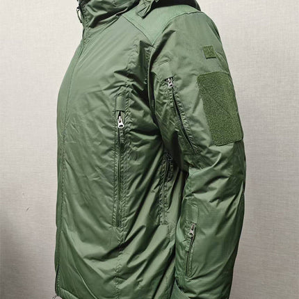 Tactical Winter Cotton Clothing for Men, Outdoor Camouflage Cold-Proof Clothing, Lightweight, Multi-Functional, Cold-Proof Hooded Clothing