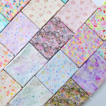 145cm Wide 40 Count Poplin Pure Cotton Fabric Plain Cotton Fabric Shirt Dress Hair Tie Handmade DIY Cloth