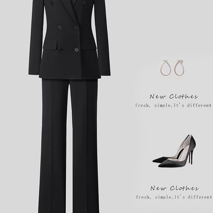 New High-Quality Tailcoat Set, Women's Business Office Jacke