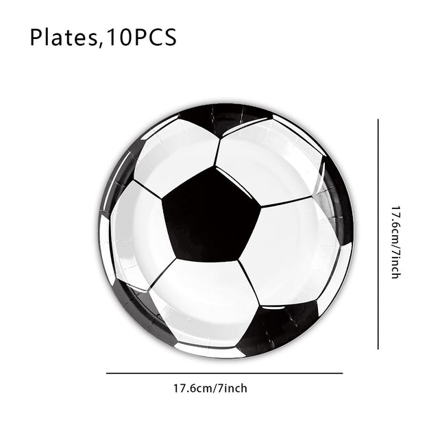Cross-border White Baseball Sports Theme Birthday Party Supplies Decorative Paper Plate Paper Towel Tablecloth Disposable Tableware suit
