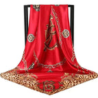 90 silk scarf-Figure 35# / 90*90cm