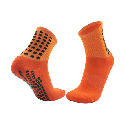 Adult Thickened Towel Football Socks Men's Non-Slip Deodorant Wear-Resistant Mid-Tube Socks Sweat Absorbing Breathable Sports Socks Cross-Border