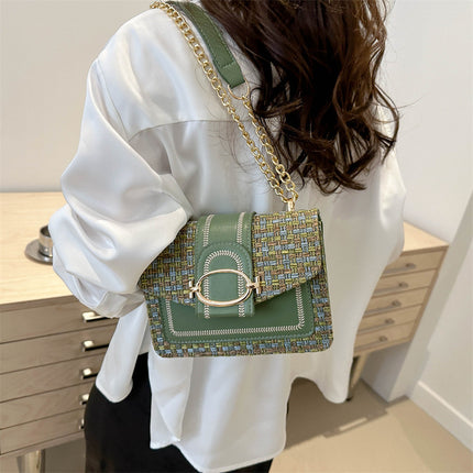 Niche Design Bags 2025 New High-End Simple Chain Bag Ins Popular Versatile Crossbody Bag Women's Bag