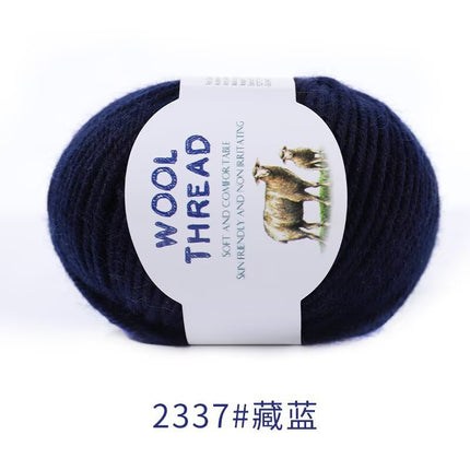 Cross-Border Wholesale Merino Wool Thread Handmade Stick Needle Hand Knitted Sweater Wool Pants Jacket Hat Scarf Shawl Thread