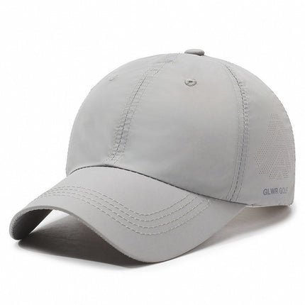 Summer Lightweight Mesh Quick-Dry Baseball Cap for Men 2026 New Large Head Circumference Sun Protection Breathable Sunshade Cap