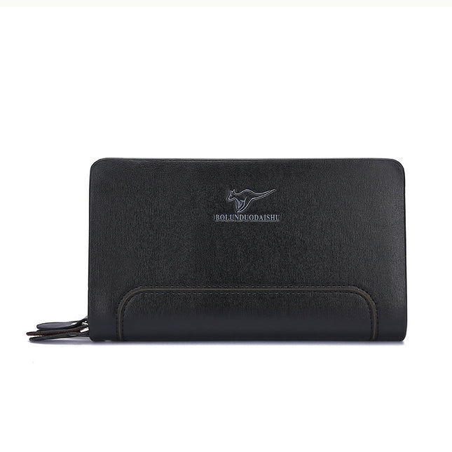 Cross-border New Men's Handbag Men's Casual Multifunctional Men's Soft Clutch Bag Mobile Phone Bag Clutch Bag Foreign Trade