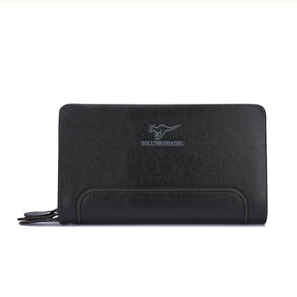 Cross-border New Men's Handbag Men's Casual Multifunctional Men's Soft Clutch Bag Mobile Phone Bag Clutch Bag Foreign Trade