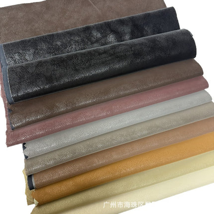 Retro Skin-Feel Suede Pu Leather 0.7 Cloth Bottom Clothing Leather Coat Jacket Leather Pants Children's Clothing Bags Belt Decorative Material