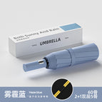 Haze blue [automatic] 60 bones + windproof-vinyl sunscreen umbrella