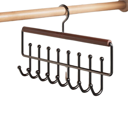 Metal Tie Rack 8 Hooks / Porte-Cravates Métal 8 Crochets