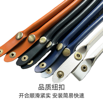 Bag accessories 47cm button handle leather hand strap replacement removable high-grade hand gift box PU handle