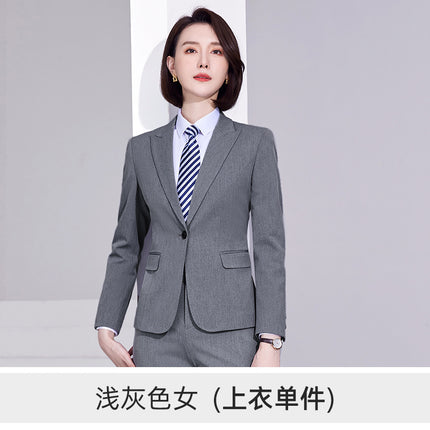 Suit Men's and Women's suit Workplace Dress Business Suit Elastic Slim Fall/Winter Two-button Jacket 4S Sales