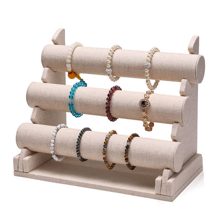 Three-layer Bracelet Rack Jewelry Rack Storage Hair Band Bracelet Bracelet Jewelry Rack Watch Shelf Jewelry Display Props