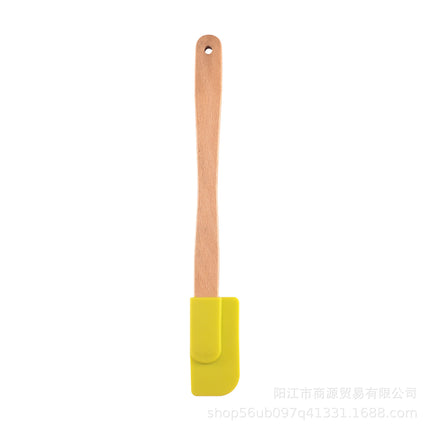 Silicone Large Scraper Special Wooden Handle Baking Silicone Kitchen Tool Cake Homemade Handmade Dessert