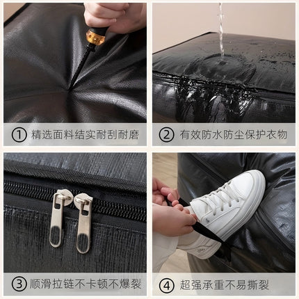 Cross-Border Extra-Large Capacity Moving Packing Bag, Thickened Pp Woven Bag, Clothing Storage Bag, Luggage Organizing Bag, Moving Bag