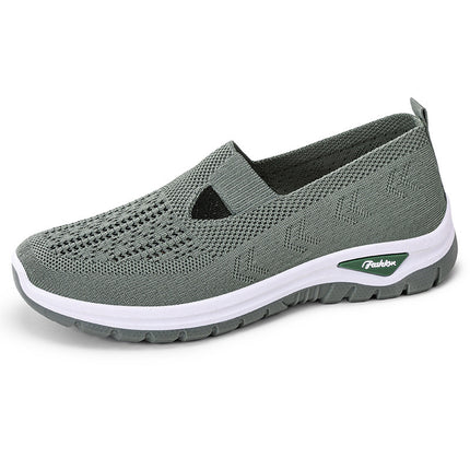 Shoes Women's Casual Shoes Cross-Border Large Size Breathable Mesh Shoes Slip-On Old Beijing Cloth Shoes Versatile Women's Shoes Mom's Shoes