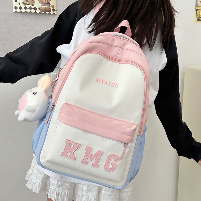 Mori Ins Style Backpack 2024 New Simple Fresh and Sweet Student Schoolbag Casual All-match Western Style Backpack
