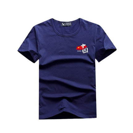 Summer Ice Porcelain Cotton Camouflage T-Shirt Short-Sleeved Special Duty Half-Sleeved Thin Stretch Undershirt for Work and Comfort