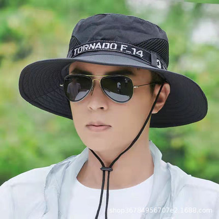 Fishing hat men's sun protection sun hat mountaineering hat men's summer UV protection sun hat summer fisherman hat