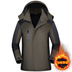 Standard version: dark green cotton-padded jacket [fleece-lined & extra thick] - hot seller! / 6xl recommended【 95-105kg 】