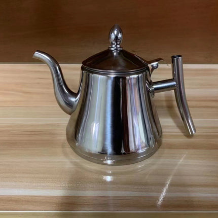 Thickened Stainless Steel Kettle Teapot Coffee Pot Oil Pot with Strainer Household Boiling Teapot Universal Flat Bottom Kettle