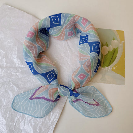 Printed Square Scarf / Foulard Carré Imprimé