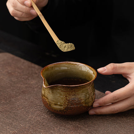 Kiln-Turned Threaded Tip Matcha Bowl, Tea Bowl, Song Dynasty Tea Art, Tea Making Tools, Tea Ceremony Accessories, Handmade