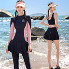 Na 2522 four-piece set-black pink / S recommendation 35-42.5kg