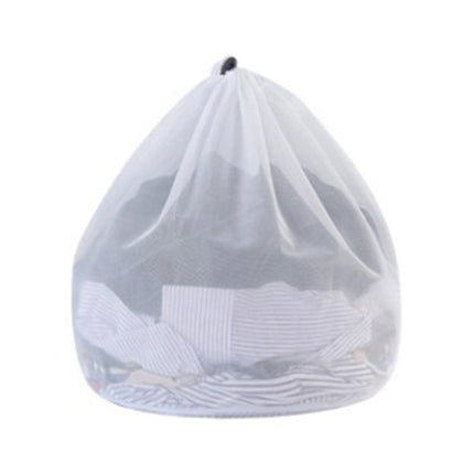 Drawstring Mesh Laundry Bag / Sac Linge Maille Cordon