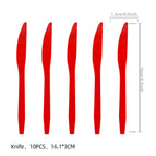 Red knife-10pcs
