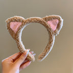 Khaki cat ear headband (168.43)