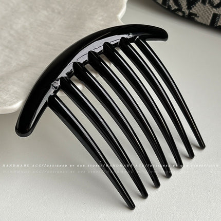 European and American Cross-border Foreign Trade High-end Leopard Hair Accessories All-match Hair Combs and Combs for Girls Simple and Fresh Hair Cards