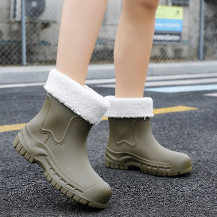 Wholesale Special Supply of New Rain Boots for Women, Korean Version, Cute Short-Tube Student Waterproof Rain Boots, Casual, Non-Slip and Wear-Resistant