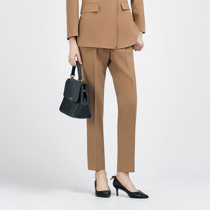 Professional Suit suit Fashion 2025 New High-end Temperament Goddess Fan Commuter Suit khaki Coat Women