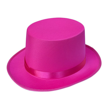 British Retro Gentleman Hat Black High Top Jazz Hat Stage Magic Hat Kidsren's Performance Hat Fashion High Top Hat