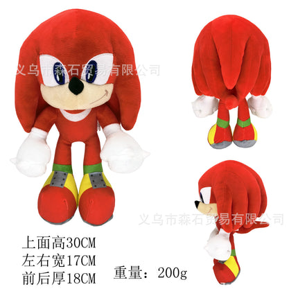 New Big Head Sonic Mouse Sonic Super Sonic Plush Toy Tarsnak Hedgehog Doll Children