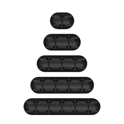 New desktop charging data cable holder multi-port creative storage wire silicone cable organizer hub