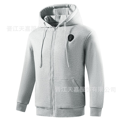 Heating Sweatshirt, Warm Electric Heating Sweatshirt, Couple's Heating Suit, Sports Cold-Proof Constant Temperature Smart Heating Hooded Jacket