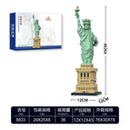 Source building block manufacturers can be substituted into the warehouse / City Landmarks Statue of Liberty