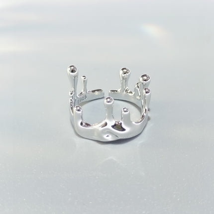 s925 sterling silver plated ring Women's wholesale niche women's high-end sense ins style simple ring light luxury retro ring wholesale