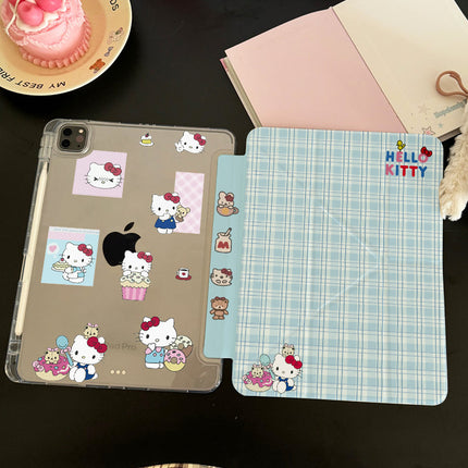 For iPad11 protective cover air7 shell transparent anti-bending pro Apple 11 inch new mini7 cartoon painting