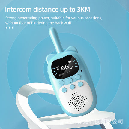 Children's Walkie Talkie Dj200 Student Wireless 3Km Wireless Parent-Child Outdoor Intercom USB Charging Toy Wholesale