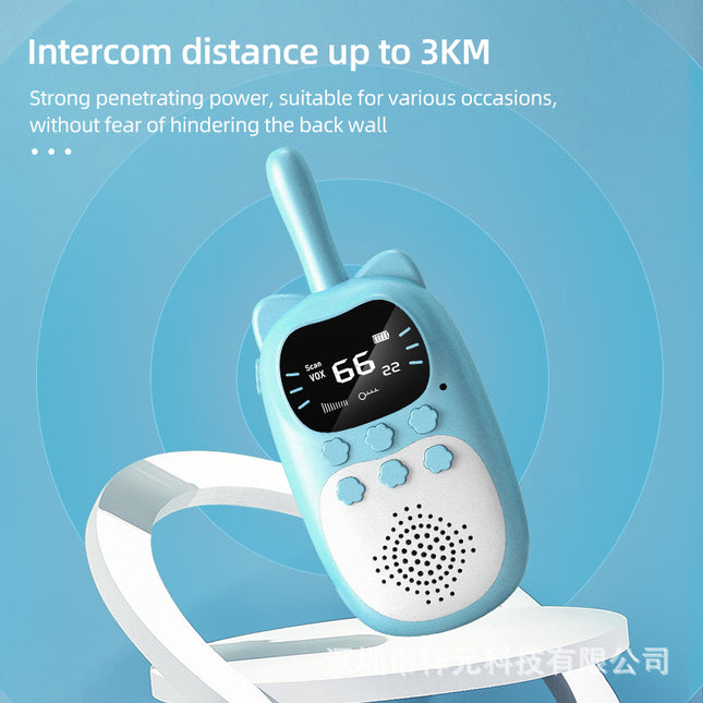 Children's Walkie Talkie Dj200 Student Wireless 3Km Wireless Parent-Child Outdoor Intercom USB Charging Toy Wholesale