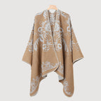 Slit scarf-camel
