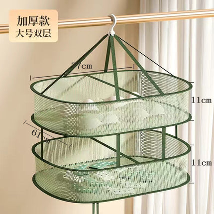 Thickened and Bold Clothes Drying Net, Sock Drying Artifact, Clothes Drying Basket, Mesh Bag for Drying, Special Clothes Drying Rack for Household Sweaters