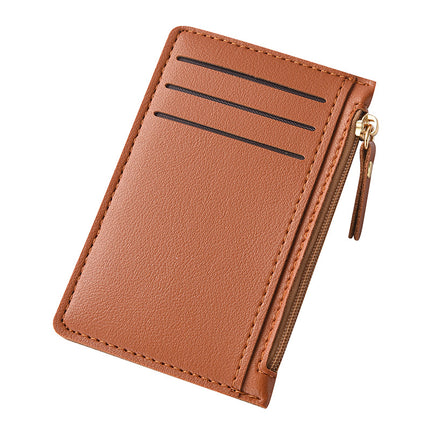 Ultra-thin Card Holder Women's Small Multi-card Bank Card Holder Simple Mini Wallet One-piece Driving ID Card Holder